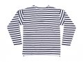 Heren T-shirt lange Mouw Breton Mantis M136 White-Navy